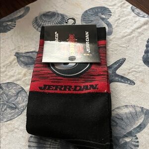 Red and Black Men's Socks